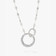 DIAMOND INTERLOCKING CUSP NECKLACE