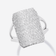 14K white gold wide tag diamond ring