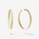 WIDE VANITY DIAMOND HOOPS