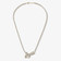 Custom Diamond Nameplate Tennis Necklace - 4