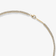 14K yellow gold custom diamond tennis nameplate necklace