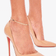 Heart disc chain anklet - on model