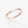 14K rose gold flat magic stackable ring