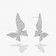LARGE DIAMOND BUTTERFLY EARRINGS