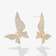 DIAMOND LARGE BUTTERFLY STUDS