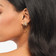 BAGUETTE DIAMOND WIRE HOOPS