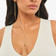 DISC LARIAT CROSSARY NECKLACE - 2