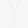 DISC LARIAT CROSSARY NECKLACE