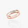 BAGUETTE DIAMOND 2 ROW STACKABLE RING - 3