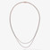 SKINNY DOUBLE STRAND TENNIS NECKLACE - 7