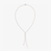 14K rose gold thin diamond tennis lariat necklace