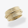 14K yellow gold kinetic spinner gold ring