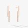 Diamond Edge Linear Earrings
