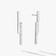 Diamond Edge Linear Earrings