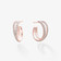 20MM Crossover Diamond Hoops