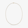 14K yellow gold graduating diamond tennis necklace
