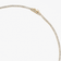 14K yellow gold graduating diamond tennis necklace