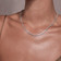 Graduating Diamond Tennis Necklace