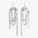 SQUARE LINEAR CASCADE EARRINGS