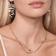 Kite and blake chain remix double strand necklace - on model