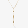 14K yellow gold kite and blake chain remix lariat necklace