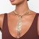 MEGA CHAINMAIL 5-ROW LARIAT WRAP NECKLACE