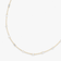14K yellow gold fancies curve link diamond necklace