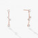 SOLO DIAMOND STACKED LINEAR EARRINGS