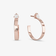 SOLO DIAMOND WIDE HUGGIE EARRINGS