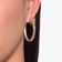 Mini thin flash tile hoops - on model