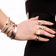 Thin flash tile bracelet - on model