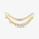 MULTI DIAMOND CURVED RING