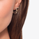 Solo diamond blake draping studs - on model