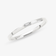 14K white gold solo baguette diamond ring