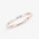 14K rose gold solo baguette diamond ring