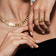 Hollow rock ring - on model