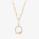 ECLIPSE DIAMOND PAPERCLIP LARIAT NECKLACE
