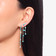 SOLO TURQUOISE & DIAMOND LINEAR EARRINGS