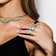 TURQUOISE & DIAMOND EVIL EYE RING