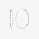 MULTI SOLO DENIM BLUE DIAMOND HOOPS