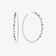 MULTI SOLO DENIM BLUE DIAMOND HOOPS