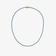 14K yellow gold Denim blue diamond tennis necklace - on model
