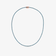 14K rose gold Denim blue diamond tennis necklace
