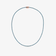 14K rose gold Denim blue diamond tennis necklace