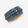 DENIM BLUE DIAMOND CURVED CIGAR RING
