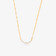 MINI CURVED DIAMOND NECKLACE