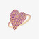WRAPPED HEART PINK SAPPHIRE RING