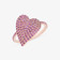 WRAPPED HEART PINK SAPPHIRE RING