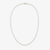 14K yellow gold pear diamond tennis necklace