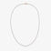 14K rose gold pear diamond tennis necklace